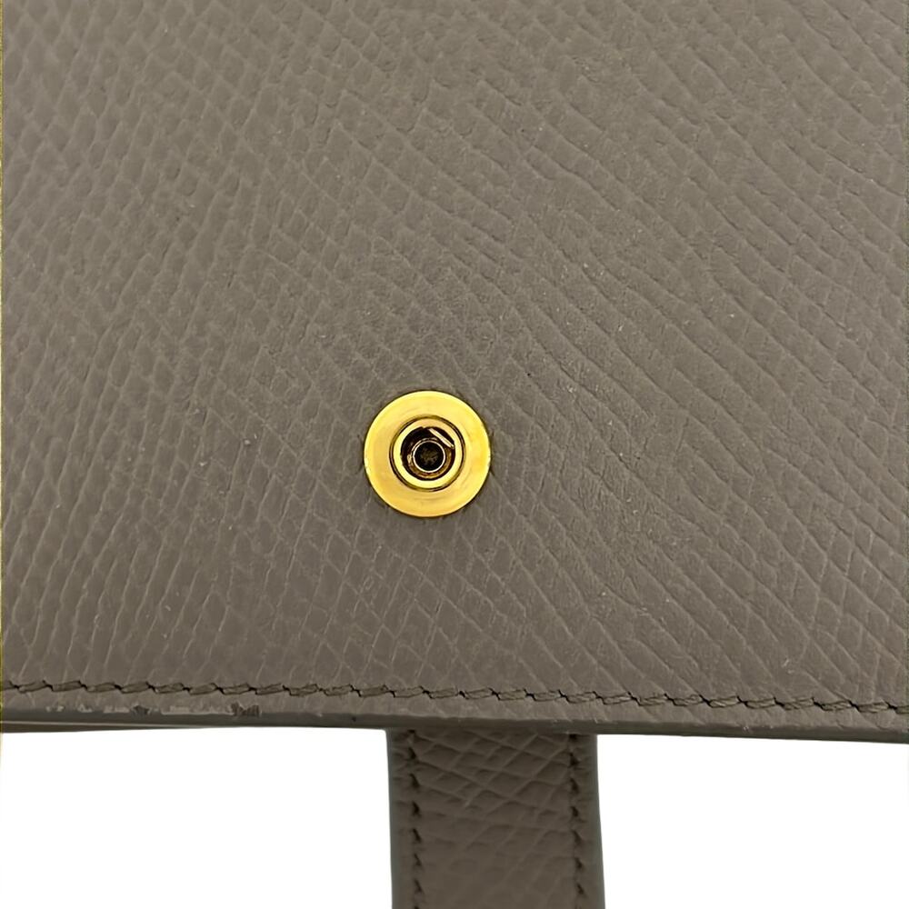 Celine Small Strap Wallet Bifold Wallet Gray Light Blue - Picture 8 of 9